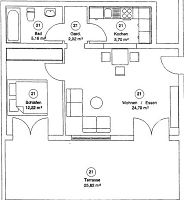 Idstein <br> Grundriss Monteurwohnung